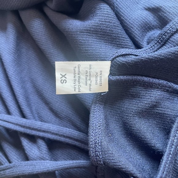 Parade- Perfect Rib Dress - Navy Blue- Size XSmall - Picture 4 of 4